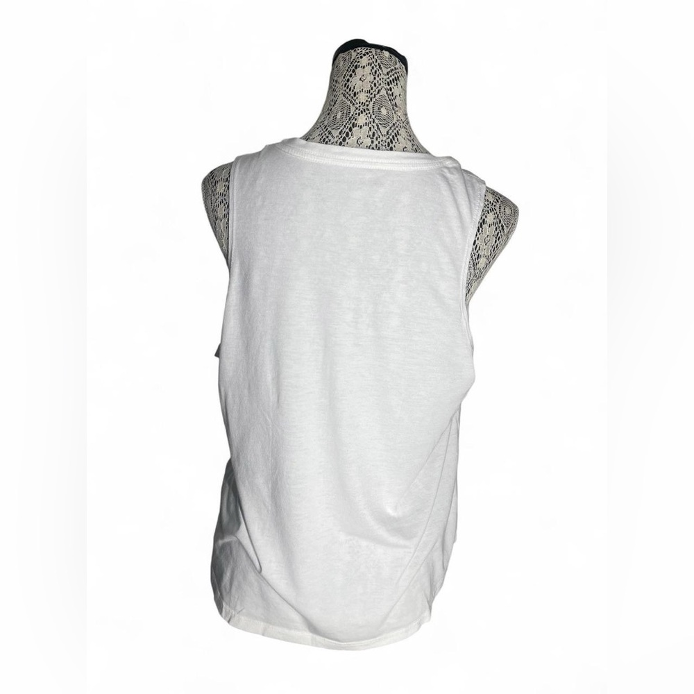 Spiritual Gangster White Gradient Graphic Muscle Tee - Picture 2 of 6